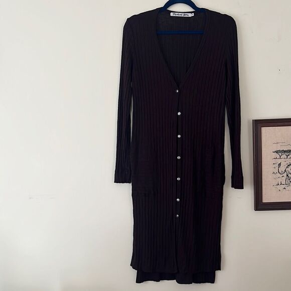 Michael Stars Sweaters - Michael Stars Long Duster Cardigan One Size